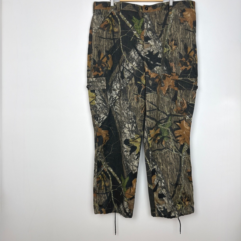 VTG FieldStaff Mossy Oak Mens Break Up Twill Camo Cargo Pants XL/42 (44) Hunting